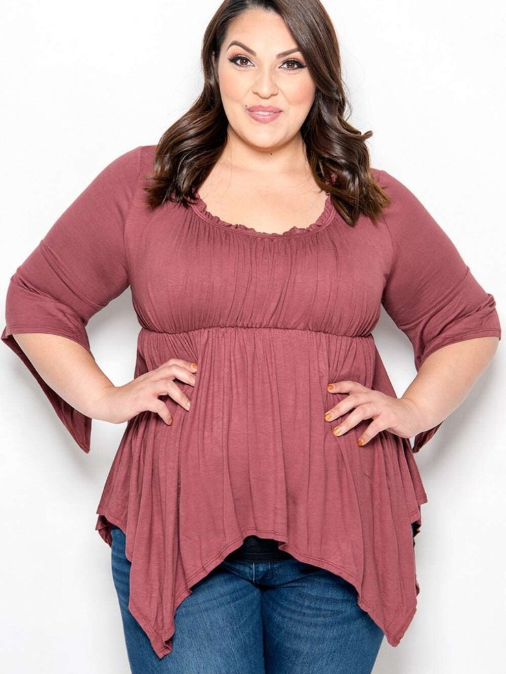 Plus Size Babydoll top 4X